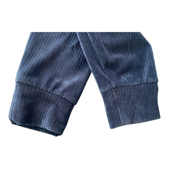 Women’s Deep Teal Blue Hoodie. Stretchy Ribbed Velvet. Flawless. Snug Size S. - Picture 5 of 5